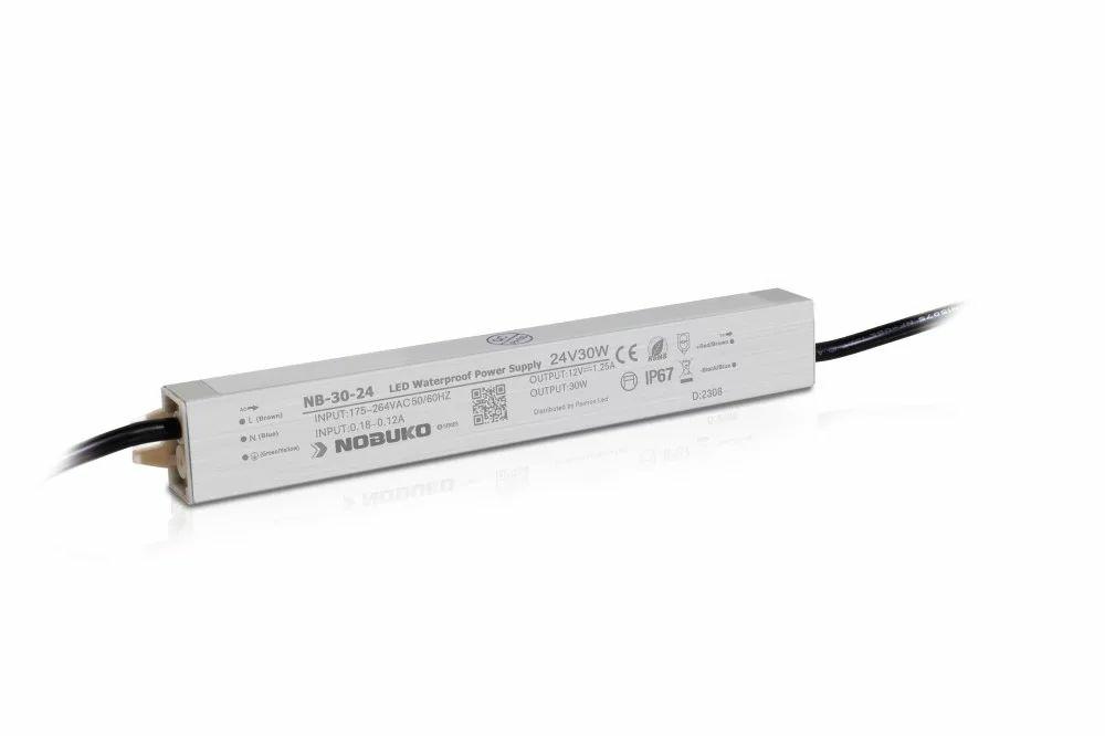 NOBUKO LED tápegység 24V 30W IP67 1.25A