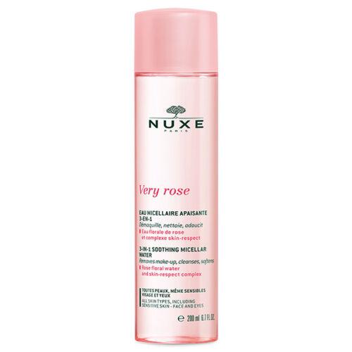 Nuxe Very Rose 3 az 1- ben Nyugtató Micellás Víz 200ml - KÖZELI LEJÁRAT