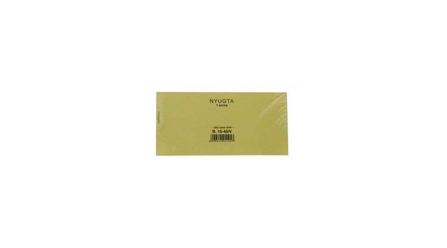 Nyugta egysoros 50x2lapos Navigator B.15-40/V/PM
