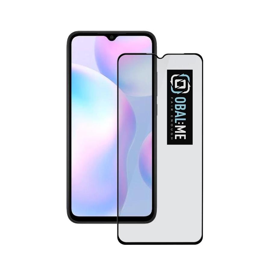 OBAL:ME 5D üveg kijelzővédő Xiaomi Redmi 9A/9AT/9C készülékhez fekete