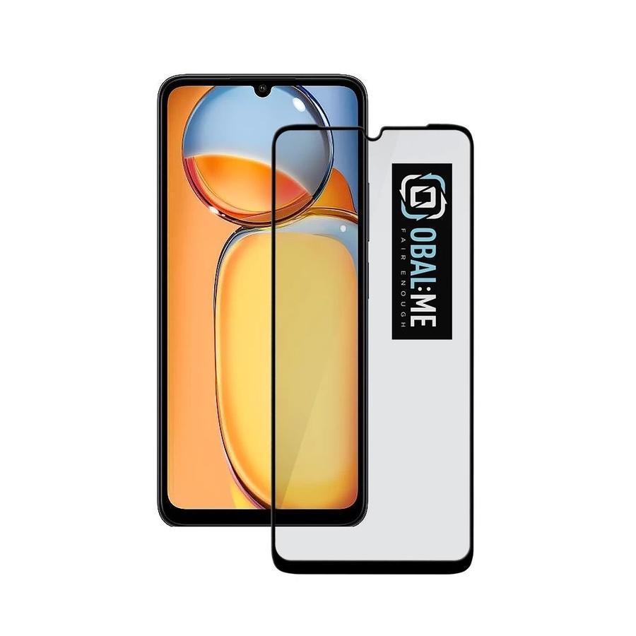 OBAL:ME 5D üvegkijelzővédő Xiaomi Redmi 13C 4G/5G/Poco C65 készülékhez fekete
