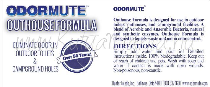 Odormute™ Outhouse Formula Digester Powder &amp;quot;Ryters Green Label&amp;quot;/ Emésztő formula kültéri toalettekhez