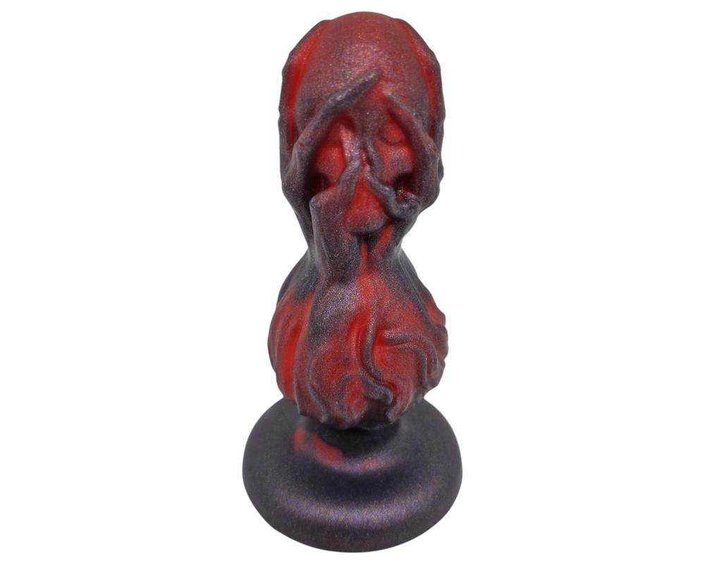 OgazR - gömbös anál dildó - 10,5cm (fekete)