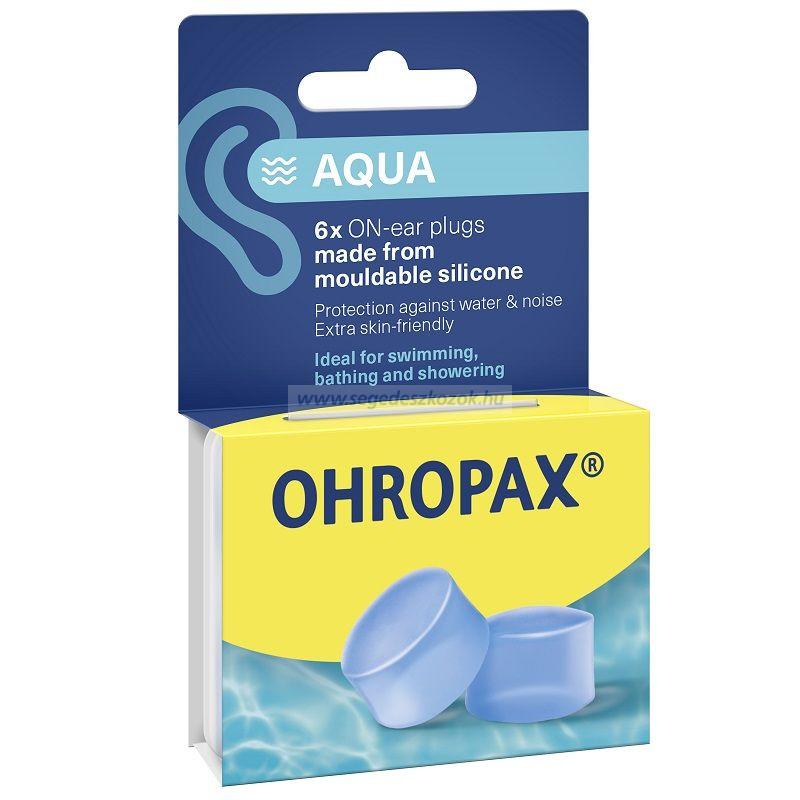 Ohropax Silicon Aqua füldugó 6db (3pár)