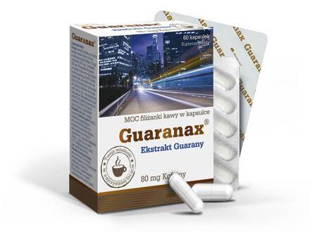 Olimp Labs® Guaranax™ Guarana kapszula - késleltetett feszívódású növényi koffein forrás. Standardizált guaranin tartalom! 60x