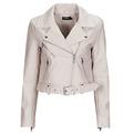 Only Bőrkabátok  ONLNEWVERA FAUX LEATHER BIKER CC OTW Bézs EU M