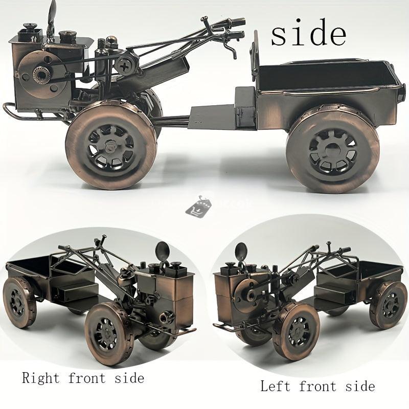 Öntött vas vintage traktor modell