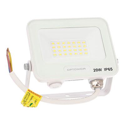 Optonica Kültéri LED reflektor fehér (20W/1800lm) - Természetes fehér