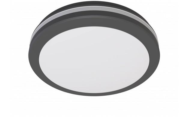 Optonica LED kültéri mennyezeti lámpa fekete 30W CCT IP65 - mozgásérzékelővel 2828
