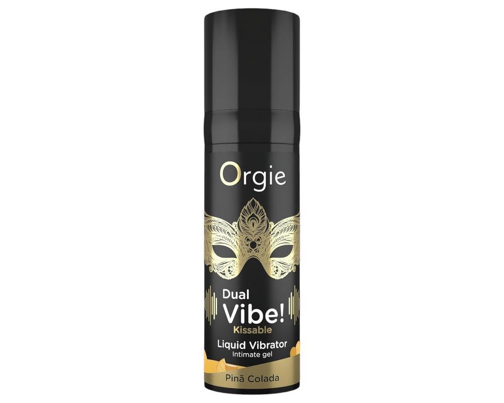 Orgie Dual Vibe! - folyékony vibrátor - Pinã Colada (15ml)