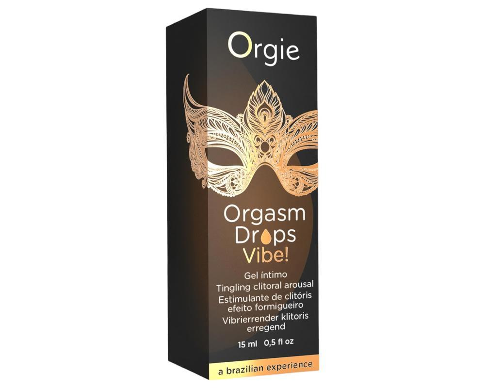 Orgie Orgasm Drops Vibe - bizsergető intim gél nőknek (15ml)