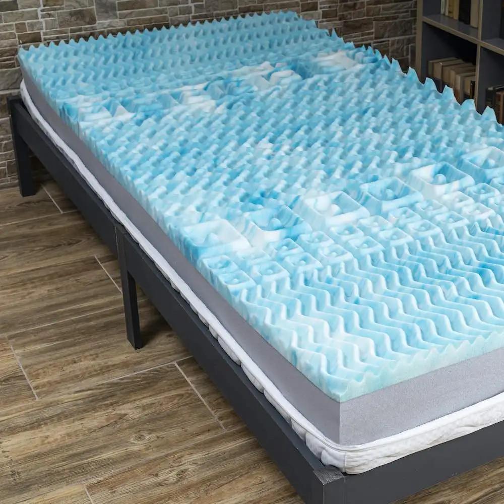 Ortho-Slepy 7 zónás KÉK Matrac 120kg-ig, Silver huzattal, 90x200cm