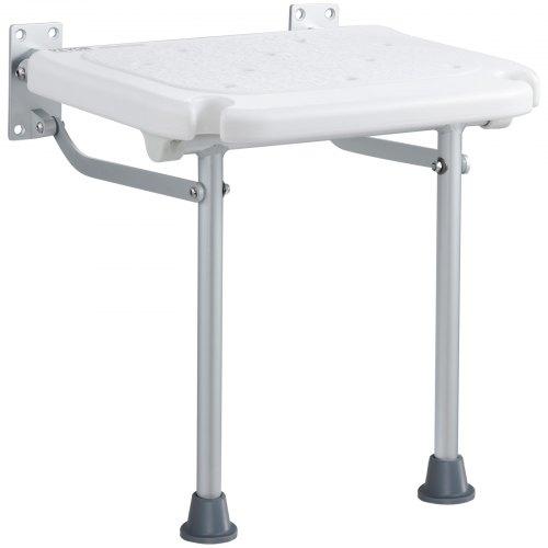 Összecsukható Falra Szerelhető PE Zuhanyülőke Pad 399×376 mm 227 kg