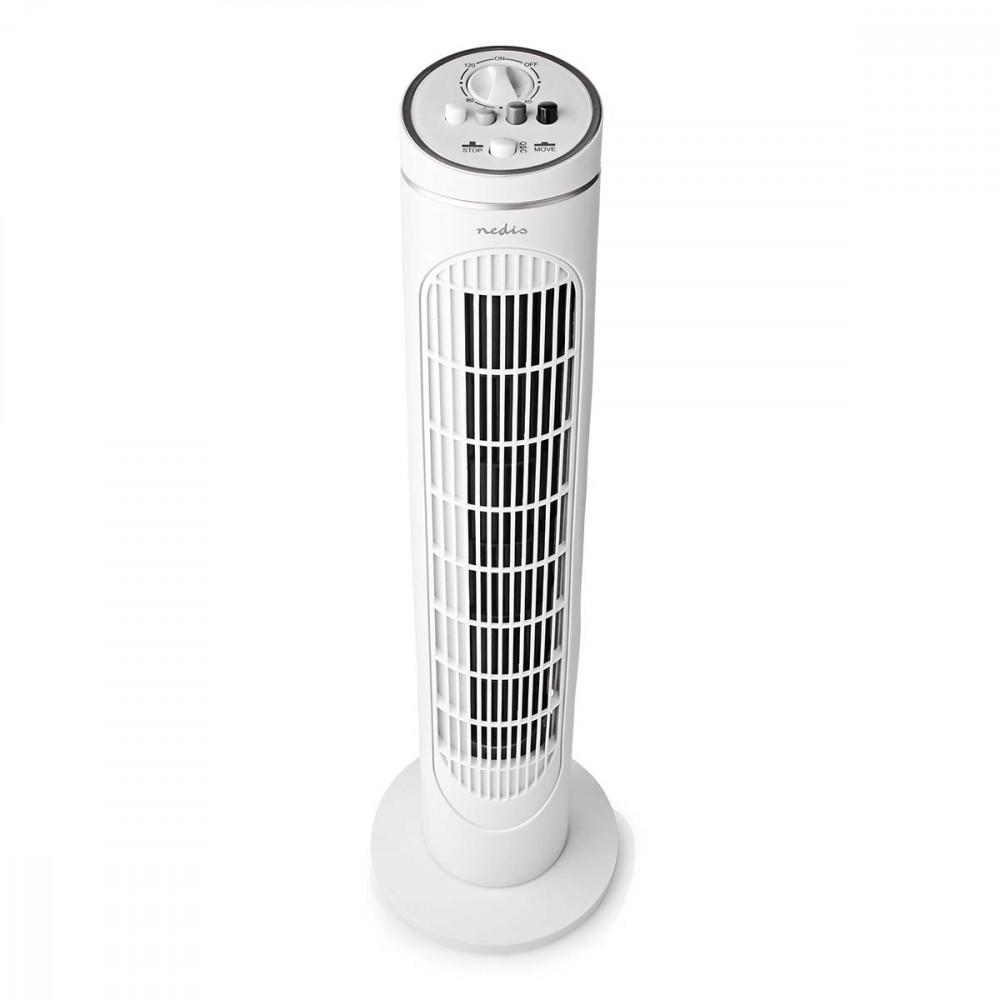 Oszlop ventilátor 3-sebességes | Oszcilláló | 45 W | magasság 76 cm | időzítő | Fehér FNTR14CWT40