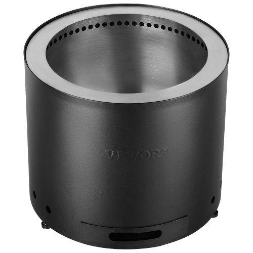 Oszlopos Füstmentes Rozsdamentes Tűzhely 381 mm