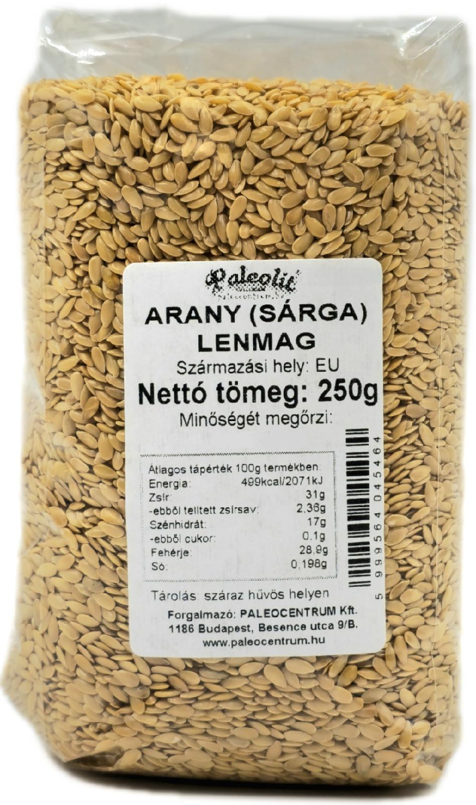 Paleolit Arany (sárga) lenmag 250g