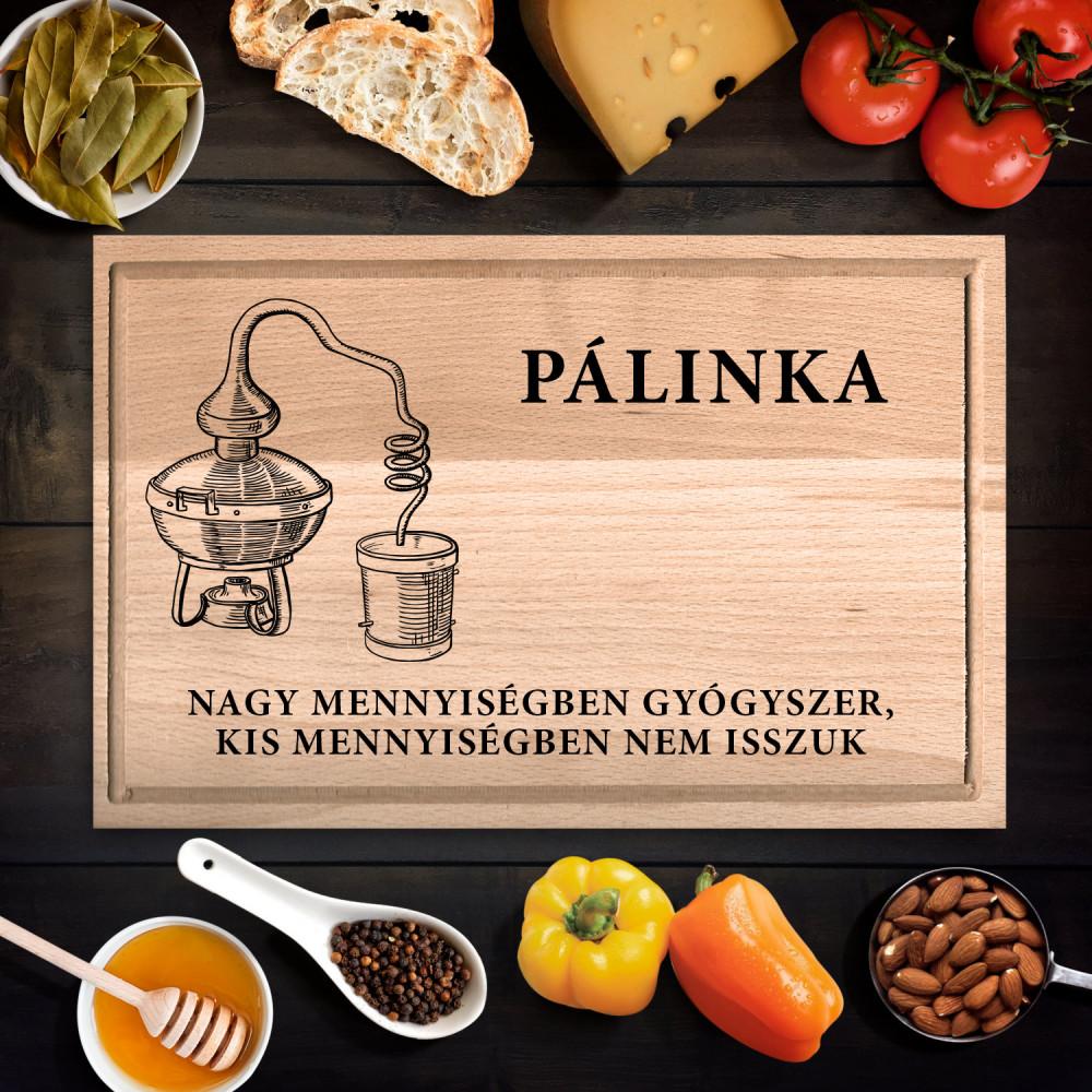 Pálinka no.1 egyedi vágódeszka - xxl