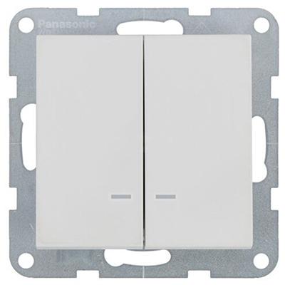 Panasonic Csillárkapcsoló,  jelzőfénnyel, keret nélkül - Soft Touch, Kagylóhéj