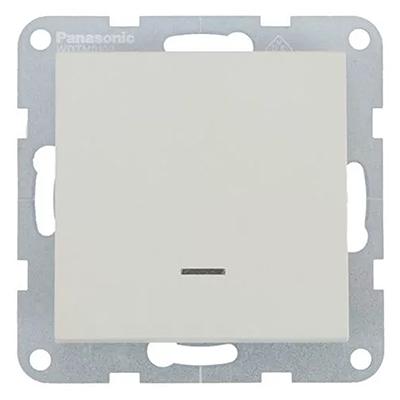 Panasonic Kapcsoló, egy pólusú, jelzőfénnyel, keret nélkül - Soft Touch, Homok