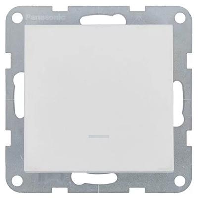 Panasonic Kapcsoló, egy pólusú, jelzőfénnyel, keret nélkül - Soft Touch, Kagylóhéj