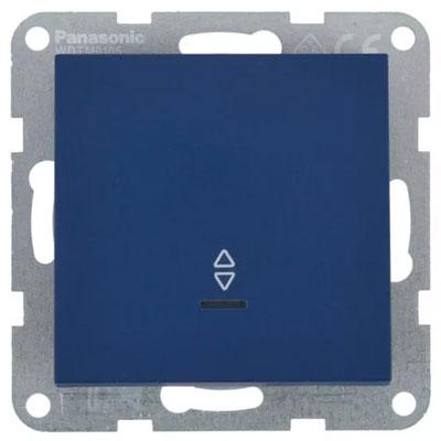 Panasonic Kapcsoló, váltókapcsoló, jelzőfénnyel, keret nélkül - Soft Touch, Óceán, sötétkék