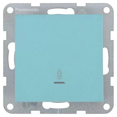 Panasonic Kapcsoló, váltókapcsoló, jelzőfénnyel, keret nélkül - Soft Touch, Türkiz