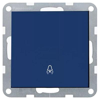 Panasonic Nyomókapcsoló csengőjellel, keret nélkül - Soft Touch, Óceán, sötétkék