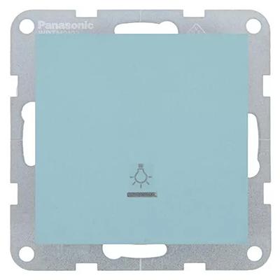 Panasonic Nyomókapcsoló lámpajellel, jelzőfénnyel, keret nélkül - Soft Touch, Türkiz
