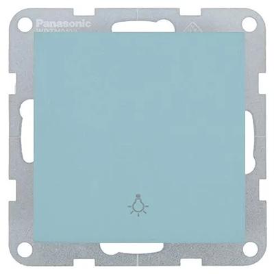 Panasonic Nyomókapcsoló lámpajellel, keret nélkül - Soft Touch, Türkiz