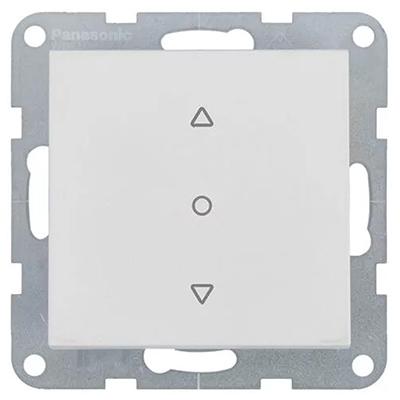 Panasonic Redőnyvezérlő kapcsoló, keret nélkül - Soft Touch, Kagylóhéj