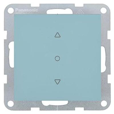 Panasonic Redőnyvezérlő kapcsoló, keret nélkül - Soft Touch, Türkiz