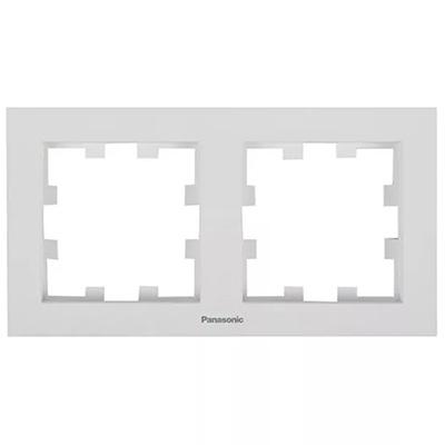 Panasonic Sorolókeret (2-es) vízszintes, Panasonic feliratos - Soft Touch, Kagylóhéj