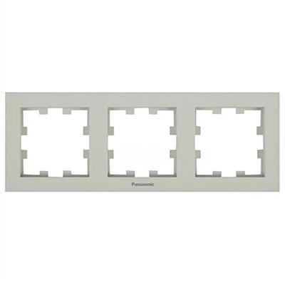 Panasonic Sorolókeret (3-as) vízszintes, Panasonic feliratos - Soft Touch, Homok