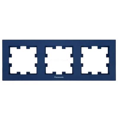 Panasonic Sorolókeret (3-as) vízszintes, Panasonic feliratos - Soft Touch, Óceán, sötétkék