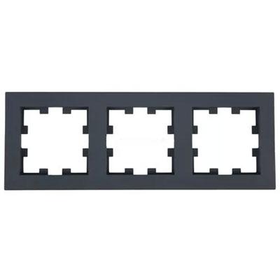 Panasonic Sorolókeret (3-as) vízszintes/függőleges - Soft Touch, Éjfekete