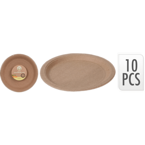 PAPÍR TÁNYÉR SZETT, 22,5 CM, 10 DB-OS