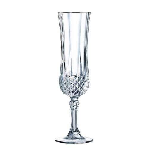 Pezsgős kristálypohár készlet, Eclat, 6 x 14 cl, 20,8 cm magas - Ingyenes szállítással