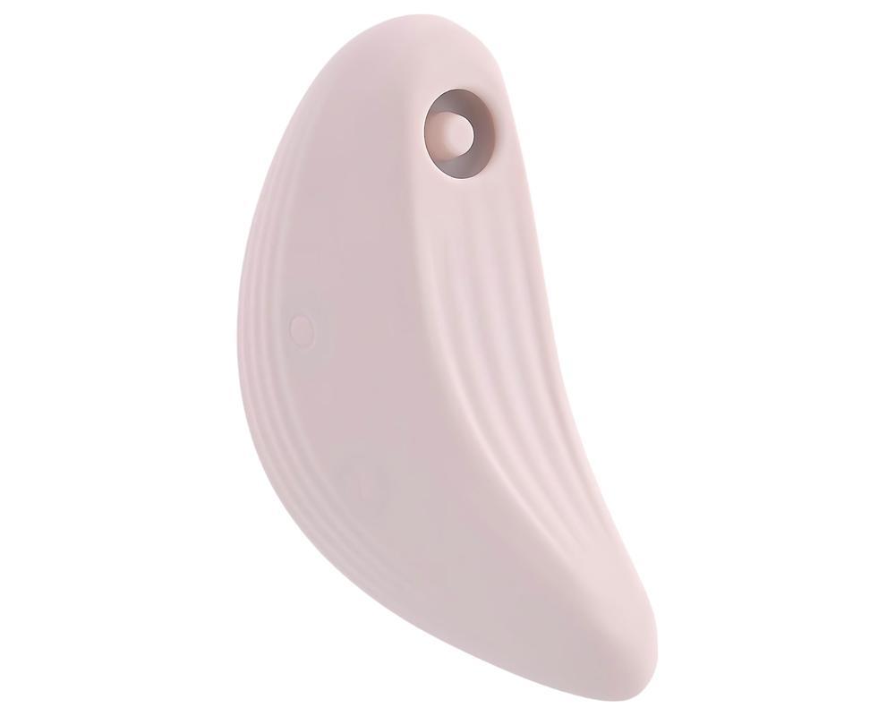 Playboy Palm - akkus, vízálló 2in1 csikló vibrátor (pink)