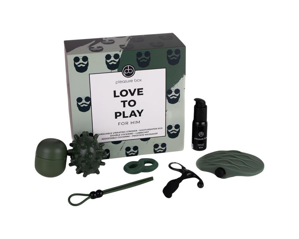 Pleasure Box Love to Play - maszturbátor szett - 6 részes