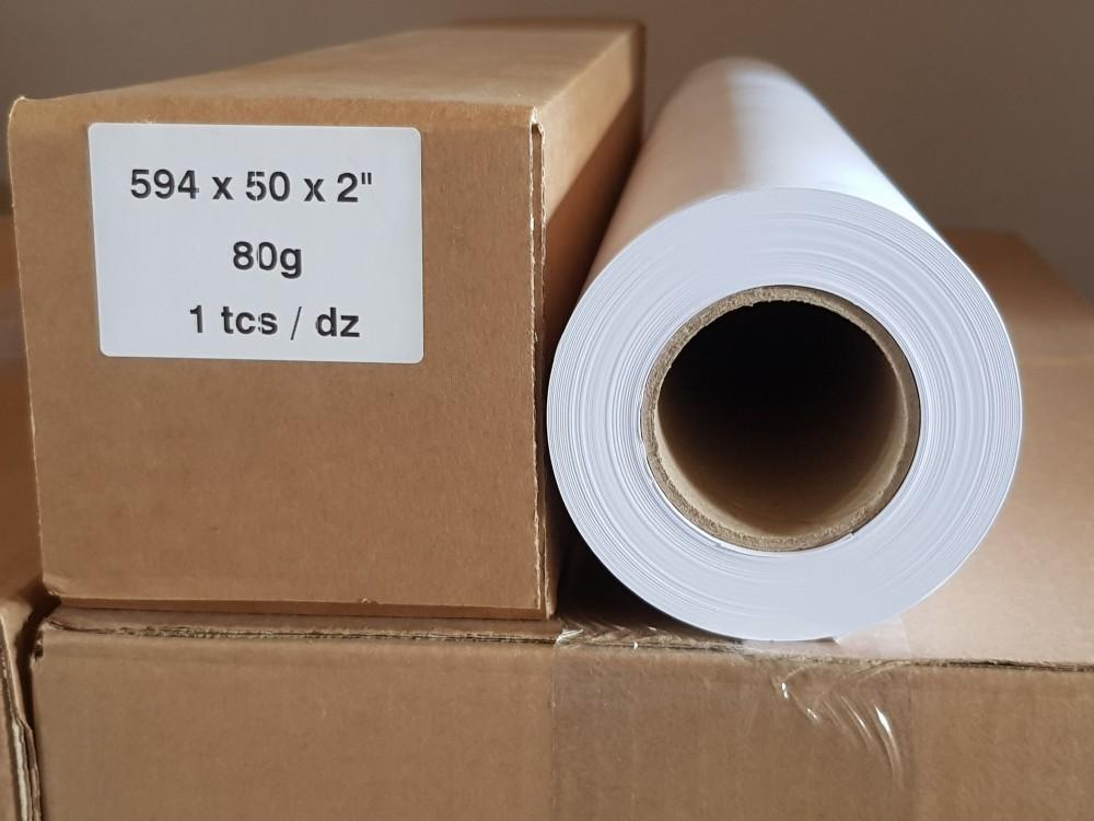 Plotter papír 80g 594mm x 50m 