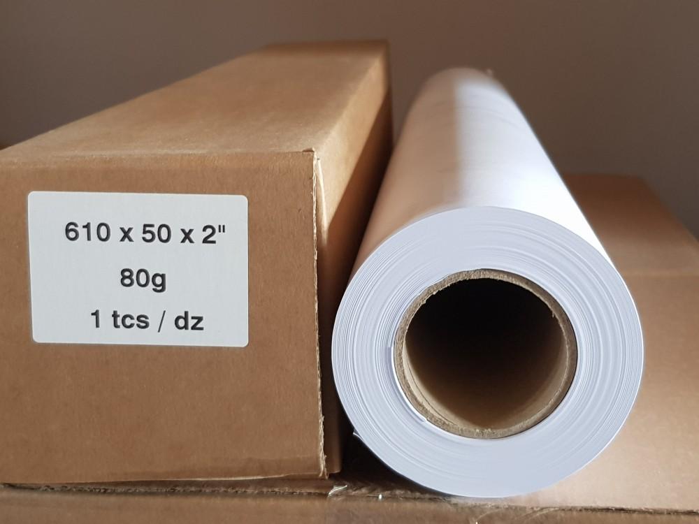 Plotter papír 80g 610mm x 50m tekercs