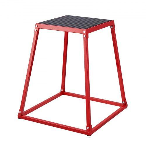 Plyometric Jump Box, piros, 300/450/600/750 mm
