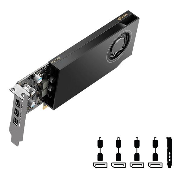PNY Videokártya PCI-Ex16x nVIDIA Quadro RTX A400 4GB DDR6