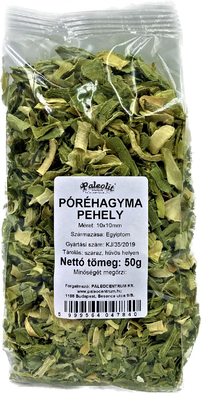 Póréhagyma pehely 10x10mm 50g Paleolit