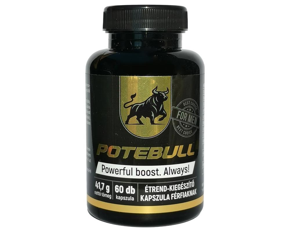 Potebull - étrend kiegészítő kapszula férfiaknak (60db)