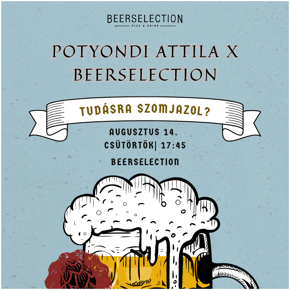 Potyondi x BS kóstoló belépőjegy #3 2025.08.14.