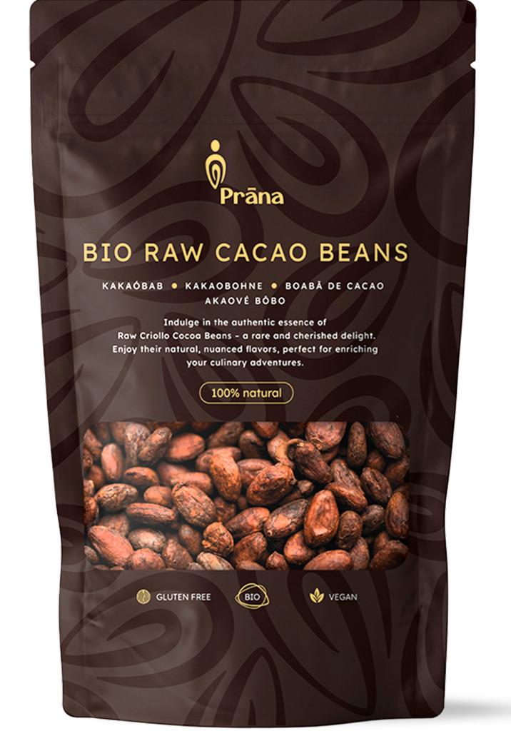 Prana Bio Nyers Kakaóbab 125g Raw Cacao Beans