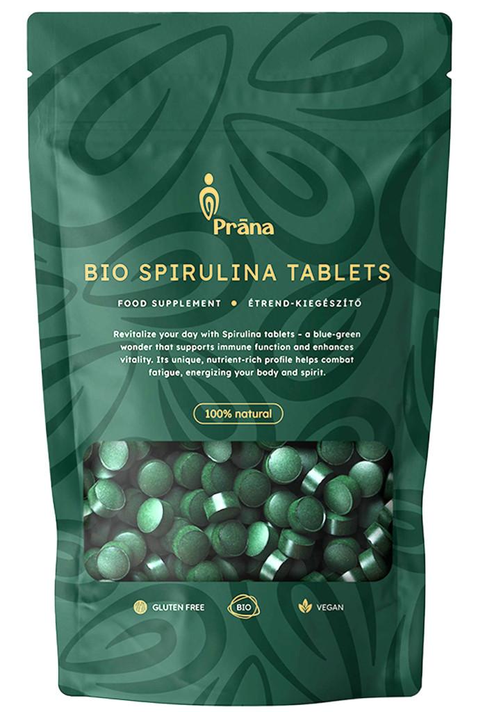 Prana Bio Spirulina 400mg tabletta 125g