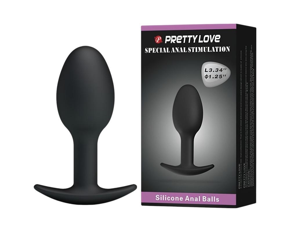 Pretty Love - anál dildó (fekete)