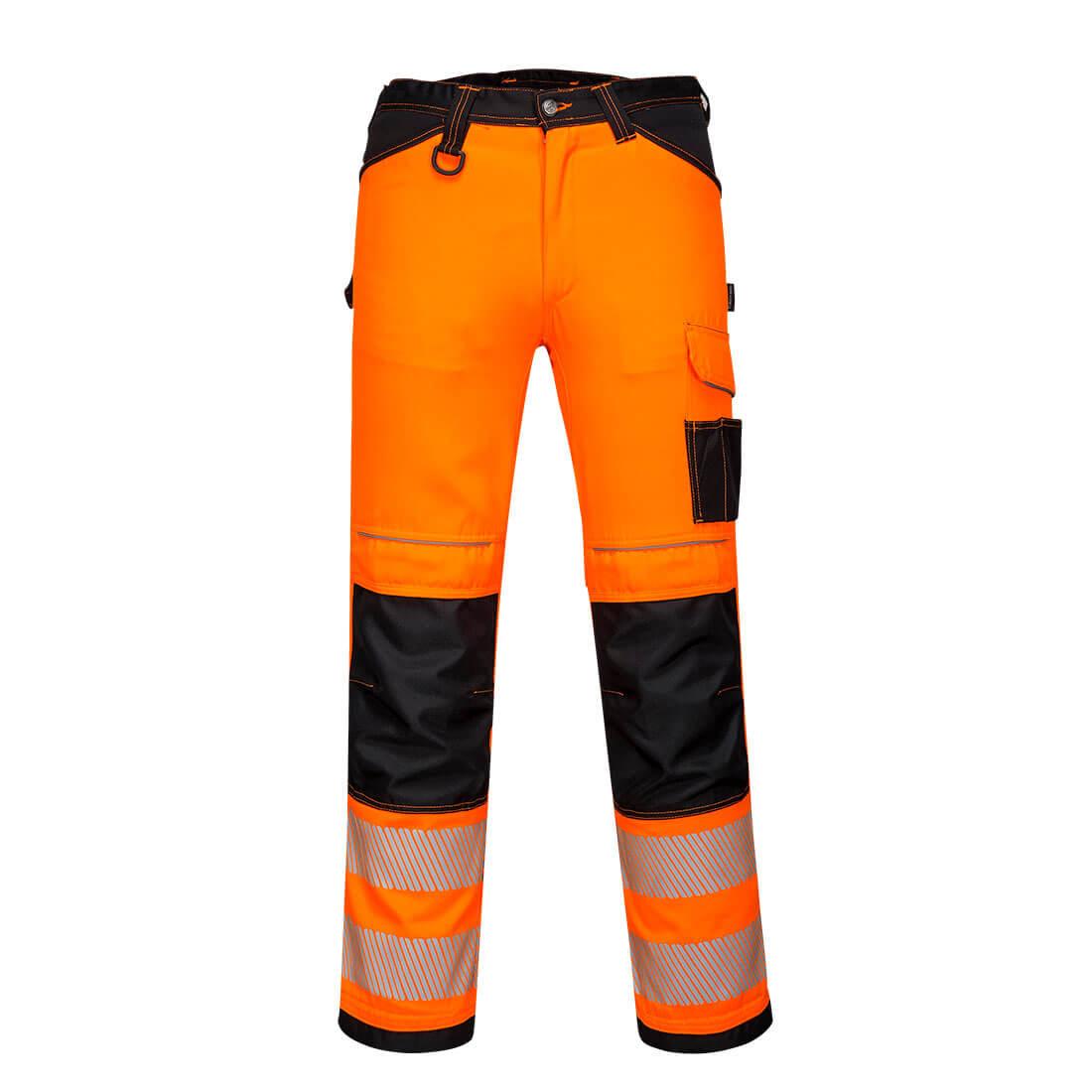 PW3 Hi-Vis női stretch munkanadrág - 32 - narancs/fekete
